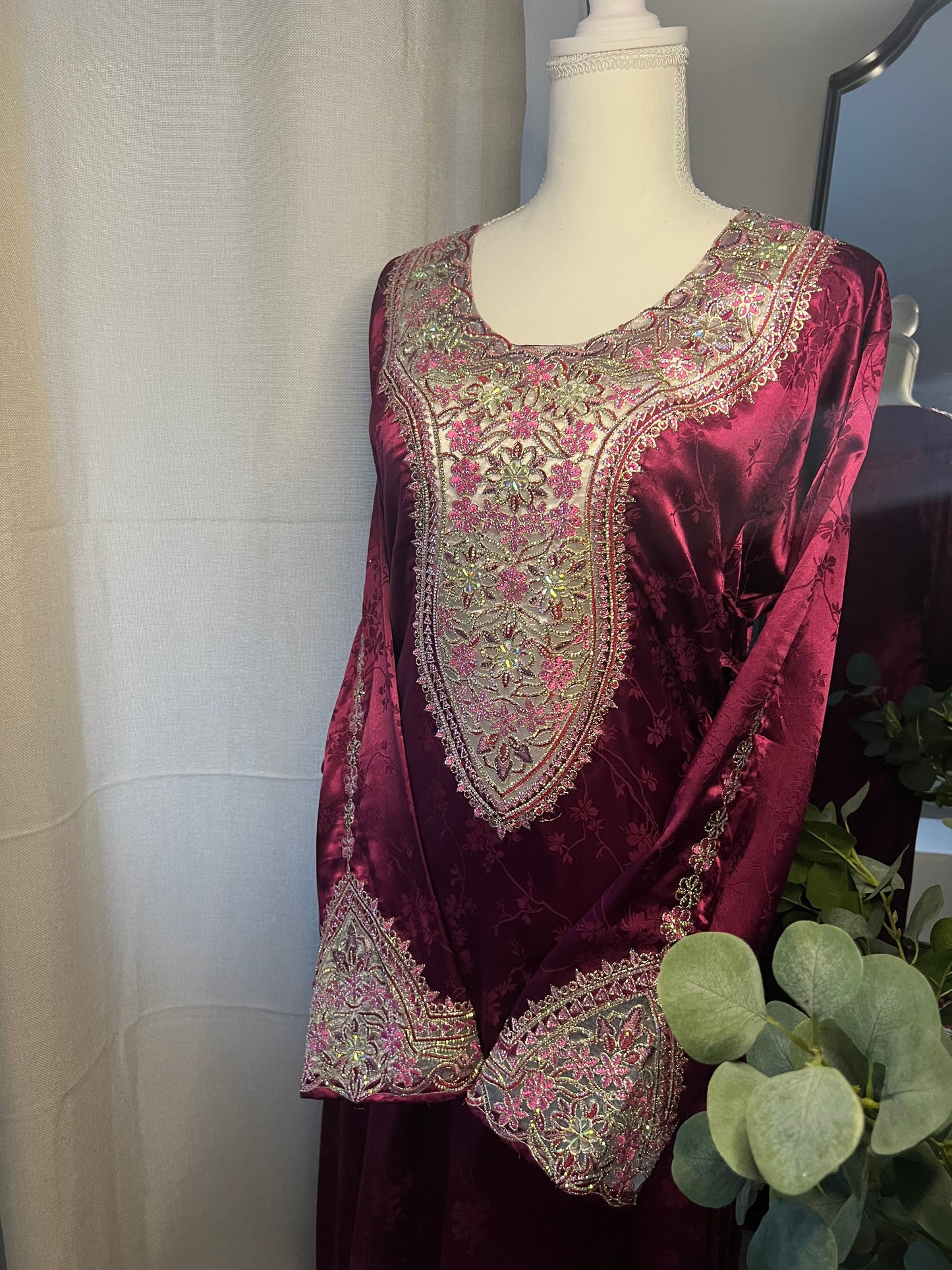 Italian Silk Corset Makhawar