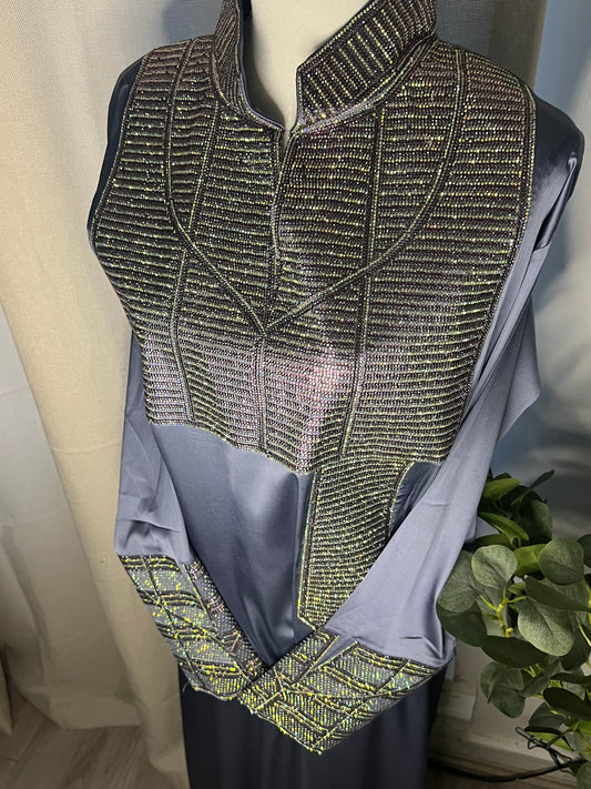 Plain Italian Silk Corset Makhawar