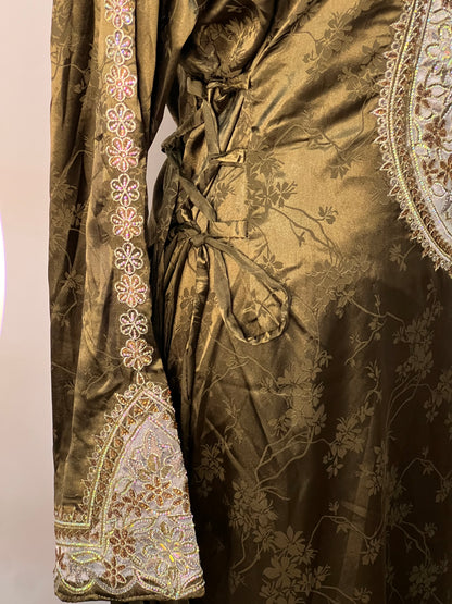 Italian Silk Corset Makhawar