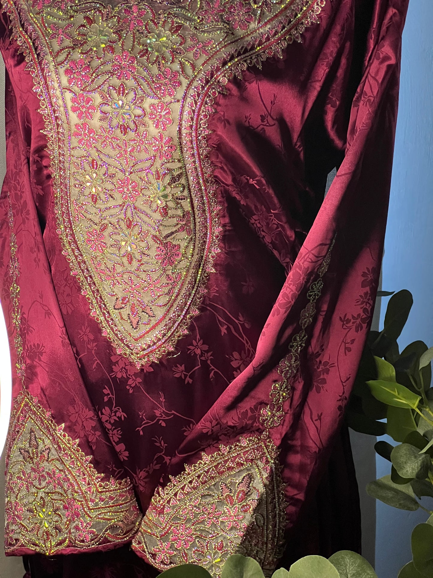 Italian Silk Corset Makhawar
