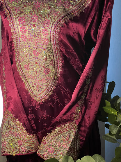 Italian Silk Corset Makhawar