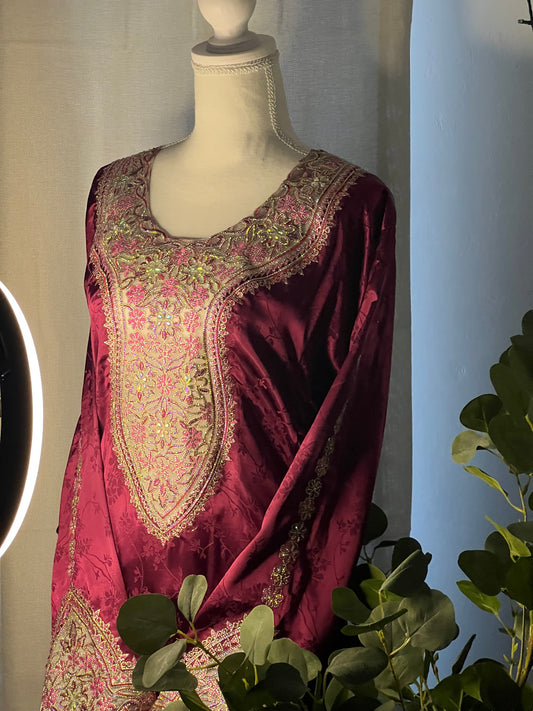 Italian Silk Corset Makhawar