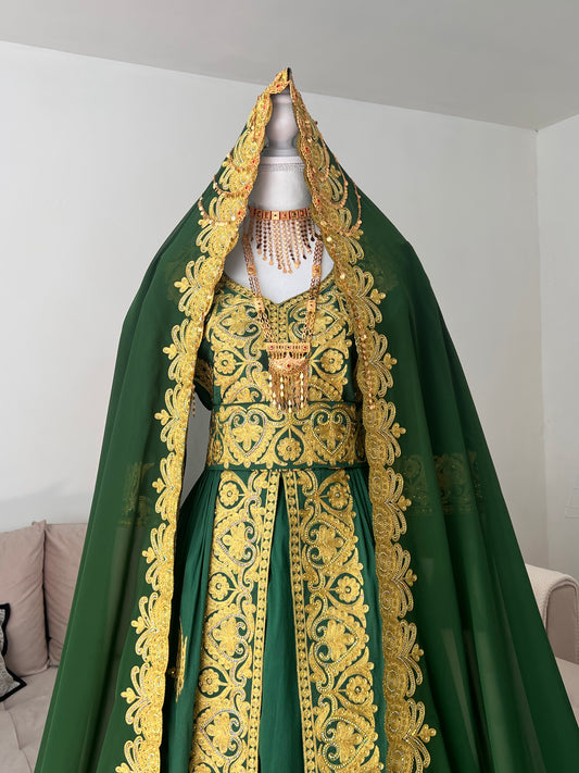 Green Bridal Dress