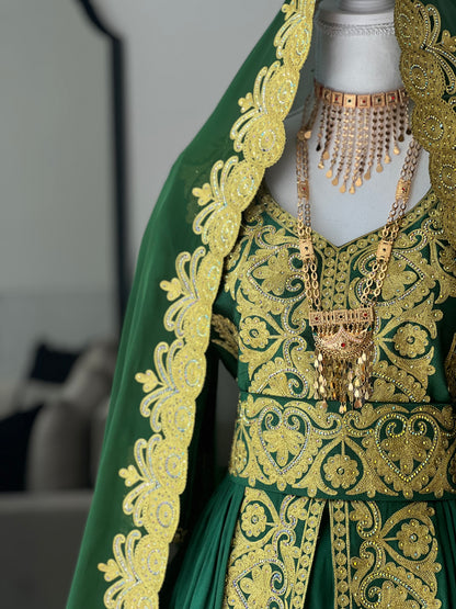 Green Bridal Dress