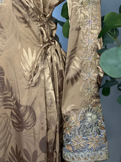 Italian Silk Corset Makhawar
