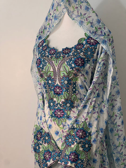 Italian Silk Corset Makhawar & Hijab