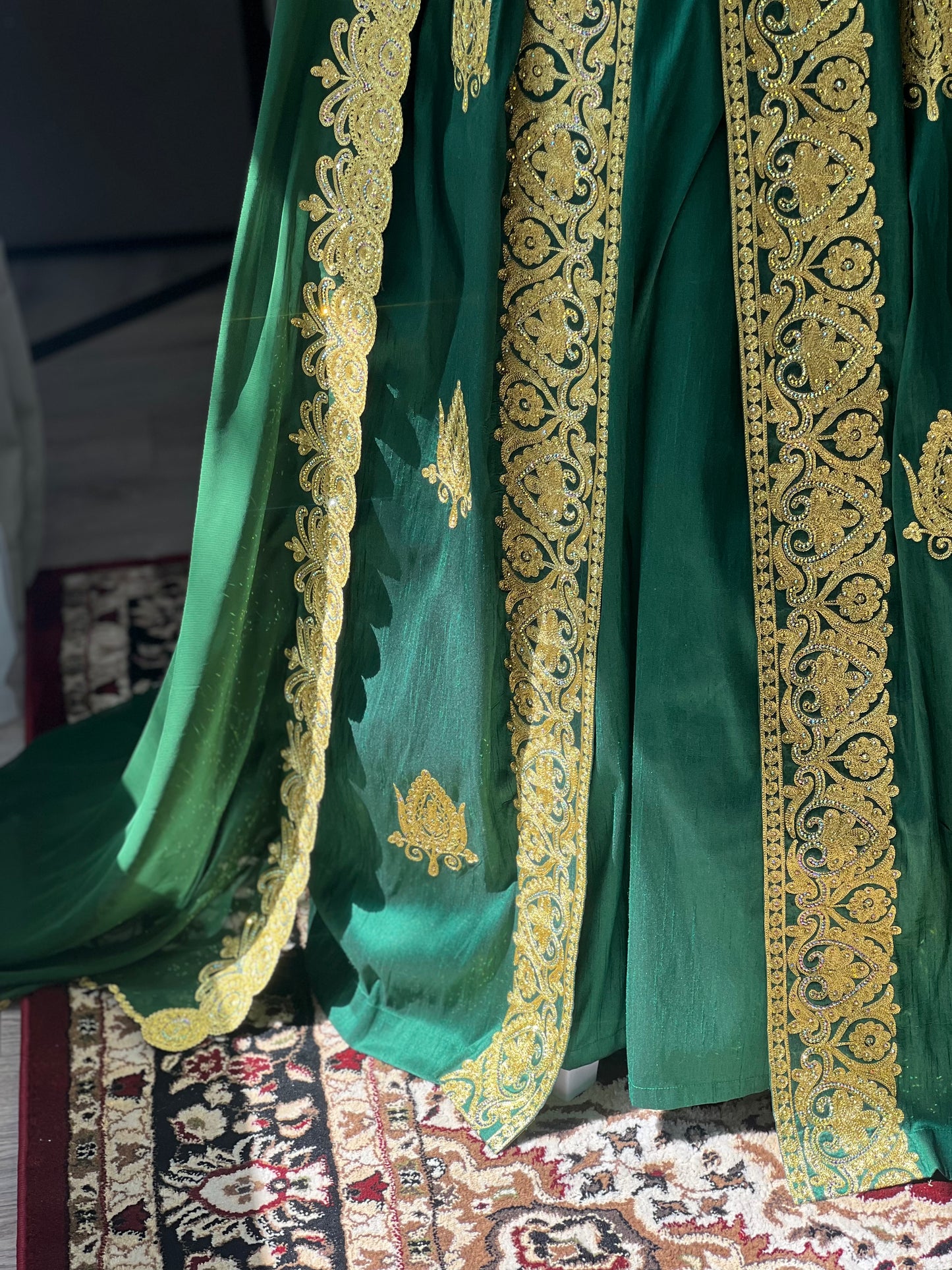 Green Bridal Dress
