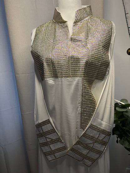 Plain Italian Silk Corset Makhawar