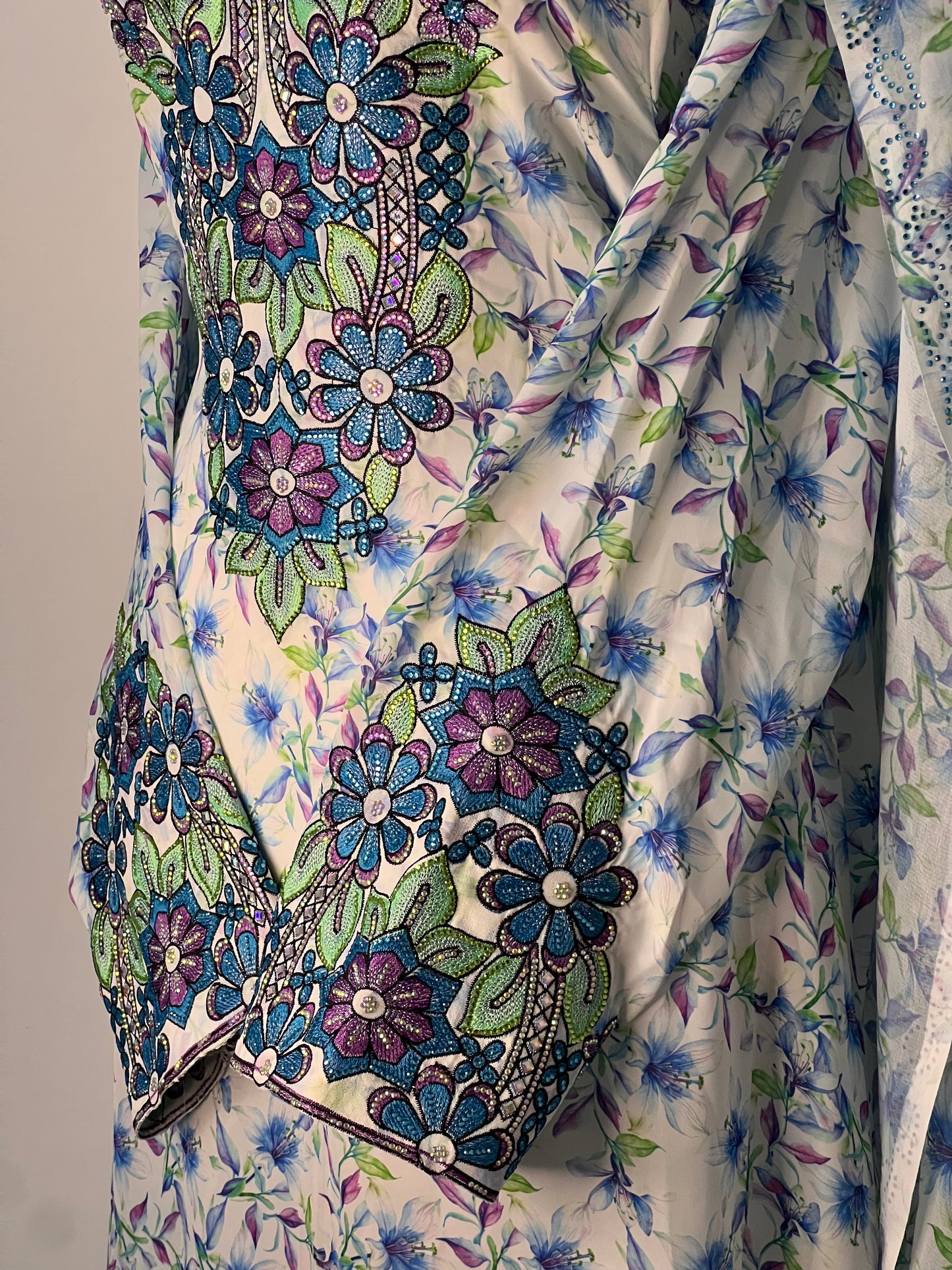 Italian Silk Corset Makhawar & Hijab