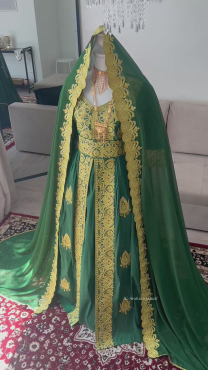 Green Bridal Dress